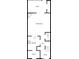 First-floor floorplan depicting the kitchen, living room, utility room, and foyer at 6090 Wintergreen Rd # 1A3, Norcross, GA 30093