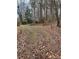 View of the paved driveway leading up to the house on a wooded lot at 5435 Hearn Rd, Ellenwood, GA 30294