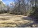 The backyard features a large open area framed by mature trees at 3000 Cathedral Pl, Decatur, GA 30034