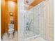 Bathroom with a glass-enclosed shower, and modern fixtures at 3000 Cathedral Pl, Decatur, GA 30034