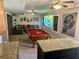 Finished basement with a large billiards table, media area, and wet bar, great for entertaining at 5305 Redfield Way, Cumming, GA 30028