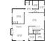 Detailed floor plan showcasing the layout of the home's first floor with dimensions at 1467 Lockwood Sw Dr, Atlanta, GA 30311