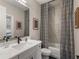 Stylish bathroom featuring a tiled shower, modern vanity, and contemporary design at 3909 Enclave Way, Tucker, GA 30084