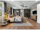 Serene main bedroom featuring a king-size bed, hardwood floors, and a relaxing ambiance at 3909 Enclave Way, Tucker, GA 30084