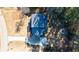 An aerial view of the property reveals an expansive lot at 857 Winding Trl, Lawrenceville, GA 30046