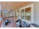 Relaxing outdoor deck with comfortable seating and view at 7875 Robin Rd, Cumming, GA 30041