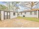 View of the shed and the back of the detached garage in the backyard at 2769 Glenwood Se Ave, Atlanta, GA 30317