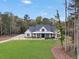 Charming modern farmhouse with a covered porch and sprawling front lawn, nestled among mature trees at 3911 Peeksville Rd, Locust Grove, GA 30248