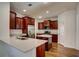 Modern kitchen features stainless steel appliances and granite countertops at 3769 Baxley Point Dr, Suwanee, GA 30024