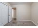 Bedroom with carpet, closet and neutral paint at 112 Oakland Blvd, Stockbridge, GA 30281