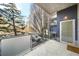 Private balcony overlooking a parking area, offering a glimpse of the surrounding neighborhood at 130 Arizona Ne Ave # 106, Atlanta, GA 30307