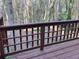 Spacious wooden deck offers great view of the wooded backyard at 5073 Willow Point Pkwy, Marietta, GA 30068