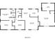 Detailed floor plan of the home layout, showing room dimensions and overall structure at 5130 Cornwallis Ct, Stone Mountain, GA 30088