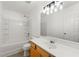 Modern bathroom featuring an extended vanity at 5935 Mountain Top Pl, Cumming, GA 30041