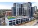 Modern high-rise building with a rooftop pool, tennis court and city views from the roof at 2425 Peachtree Rd # 1806, Atlanta, GA 30305