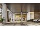 Elegant building entrance with sleek design and valet parking at 2425 Peachtree Rd # 1806, Atlanta, GA 30305