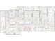 Detailed floor plan showcasing the layout of the property, including rooms and dimensions at 2425 Peachtree Rd # 1806, Atlanta, GA 30305