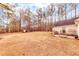 Expansive backyard with mature trees and an inviting patio area at 122 Lakepointe Court Ct, Stockbridge, GA 30281