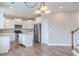 Foyer with view to the kitchen and stairs to the upper level at 190 Holcomb Ct, Fayetteville, GA 30215