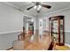 Traditional dining room featuring a wood table, china cabinet, and neutral wall colors at 2111 Jade Dr, Canton, GA 30115