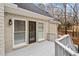Exterior view of a covered patio in the backyard at 10635 N Edgewater Pl, Johns Creek, GA 30097