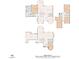 Detailed floor plan showcasing the layout of the home, including room dimensions and overall square footage at 10635 N Edgewater Pl, Johns Creek, GA 30097