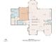 Detailed first-floor floor plan showing layout of the home's main living areas at 10635 N Edgewater Pl, Johns Creek, GA 30097