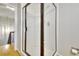 Clean bathroom with a glass-enclosed shower and fixtures at 3817 Paces Ferry West, Atlanta, GA 30339
