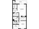 Detailed floor plan of the second story, showing the bedroom, bathrooms, and other spaces at 3817 Paces Ferry West, Atlanta, GA 30339
