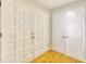 Foyer with hardwood floors and a double door closet at 3817 Paces Ferry West, Atlanta, GA 30339