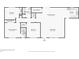 Floor plan of the first floor showcasing bedrooms, bathrooms, kitchen, and living room at 2210 Bolling Brook Sw Dr, Atlanta, GA 30311