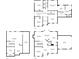 Composite floor plan showcasing layout of all three stories with labeled rooms and dimensions at 274 Westchester Club Dr, Hiram, GA 30141