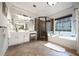 Elegant bathroom with shower, tub and vanity at 1165 Pin Oak Ct, Cumming, GA 30041