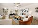 Stylish living room features an open layout, neutral tones, modern décor, and hardwood flooring at 125 Maplewood Ln, Conyers, GA 30094