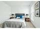 A beautifully staged bedroom featuring neutral tones, contemporary furnishings, and natural light at 2320 Edgar Park Pl # 95, Duluth, GA 30096