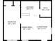 Floor plan featuring bedroom, kitchen, bathroom, dining area, and living room, detailing dimensions and layout at 3109 Meadow Wood Ct, Lawrenceville, GA 30044