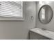 Bathroom featuring modern sink, vanity, and fixtures at 2341 Walnut Tree Ct, Buford, GA 30519