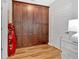 Storage area with large built-in wooden cabinets, providing ample space at 79 Nimblewood Trl, Acworth, GA 30101