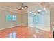 Bright bedroom with tray ceiling, hardwood floors, and ample natural light at 1230 Mars Hill Nw Rd, Acworth, GA 30101