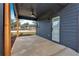 A cozy covered patio features a ceiling fan and convenient access to the outdoors at 133 Old Alabama Se Rd, Emerson, GA 30137