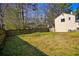 Spacious backyard with a wooden fence providing privacy and security for outdoor activities at 6929 Hickory Log Rd, Austell, GA 30168