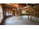 Unfinished basement with exposed beams, ductwork, and framing at 488 Morris Rd, Hiram, GA 30141