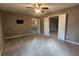 View of a nice bedroom space with neutral carpet and paint at 488 Morris Rd, Hiram, GA 30141