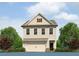 Charming two-story home featuring neutral siding and an attached two-car garage at 1238 Riverstone Rd, Jonesboro, GA 30238