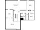 Basement with a recreation room, media room, bedroom, bathroom, and storage at 3739 Newhalem Sw St, Atlanta, GA 30331