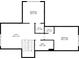 Third-floor plan showcasing a loft, bedrooms, walk-in closets, and a bathroom at 3739 Newhalem Sw St, Atlanta, GA 30331