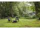 Spacious backyard with seating area and fire pit, perfect for entertaining or relaxing at 2413 Hillside Ave, Decatur, GA 30032