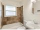 Bathroom with shower, tub, sink and mirror at 2413 Hillside Ave, Decatur, GA 30032
