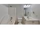 Well-maintained bathroom with a shower-tub combo and vanity at 285 Belmont Trl, Covington, GA 30016
