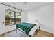 Bedroom featuring a large window with a view of the outdoors, and a ceiling fan at 821 Ralph Mcgill Ne Blvd # 3104, Atlanta, GA 30306